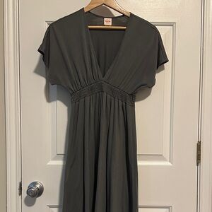 Mossimo Supply Co. Charcoal Maxi Dress